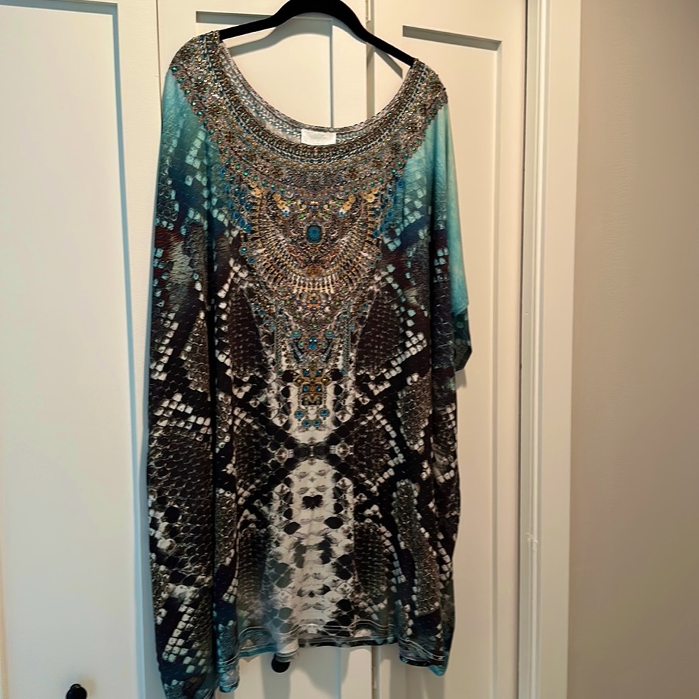 Camilla short Round neck Lounge Caftan. New with tags!
